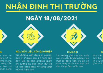 Nhận định Thị trường Hàng hóa phái sinh ngày 18/08/2021