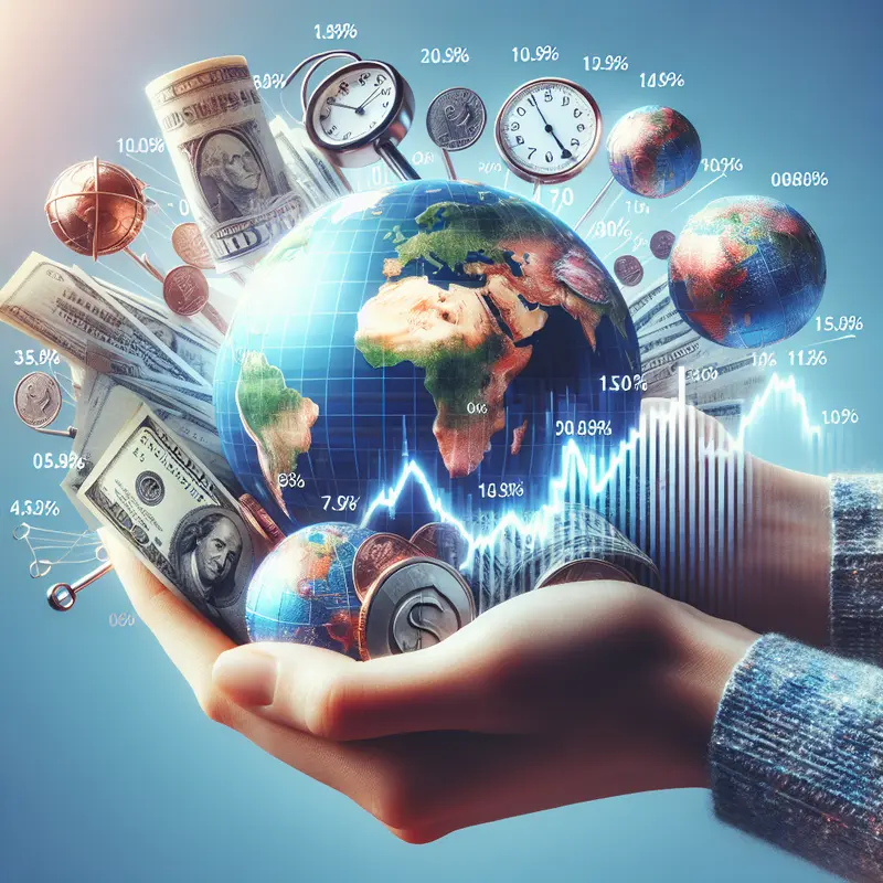 Tác động toàn cầu của lãi suất đến lạm phát trong các nền kinh tế khác nhau.