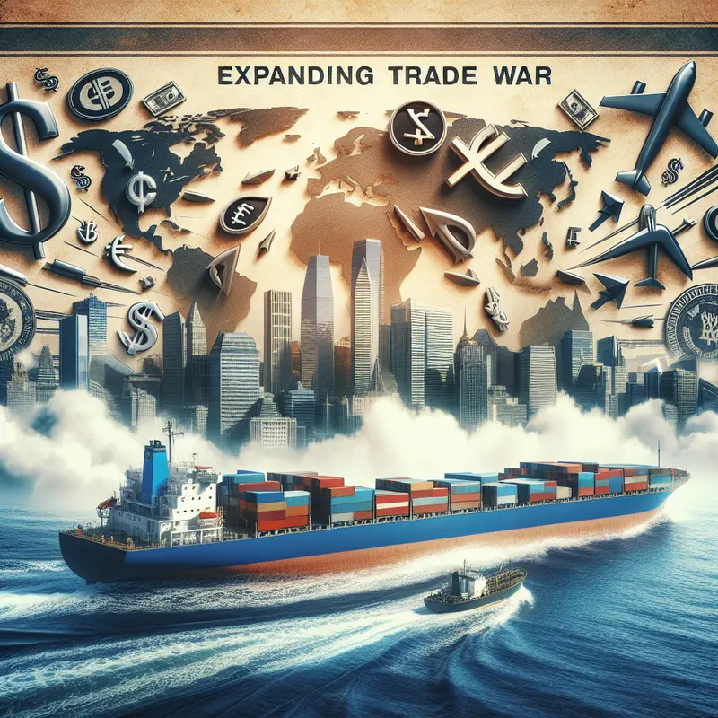 Nguy cơ Lan Rộng Của Chiến Tranh Thương Mại 2 Biểu đồ tác động kinh tế của chiến tranh thương mại với mức thuế Mỹ.