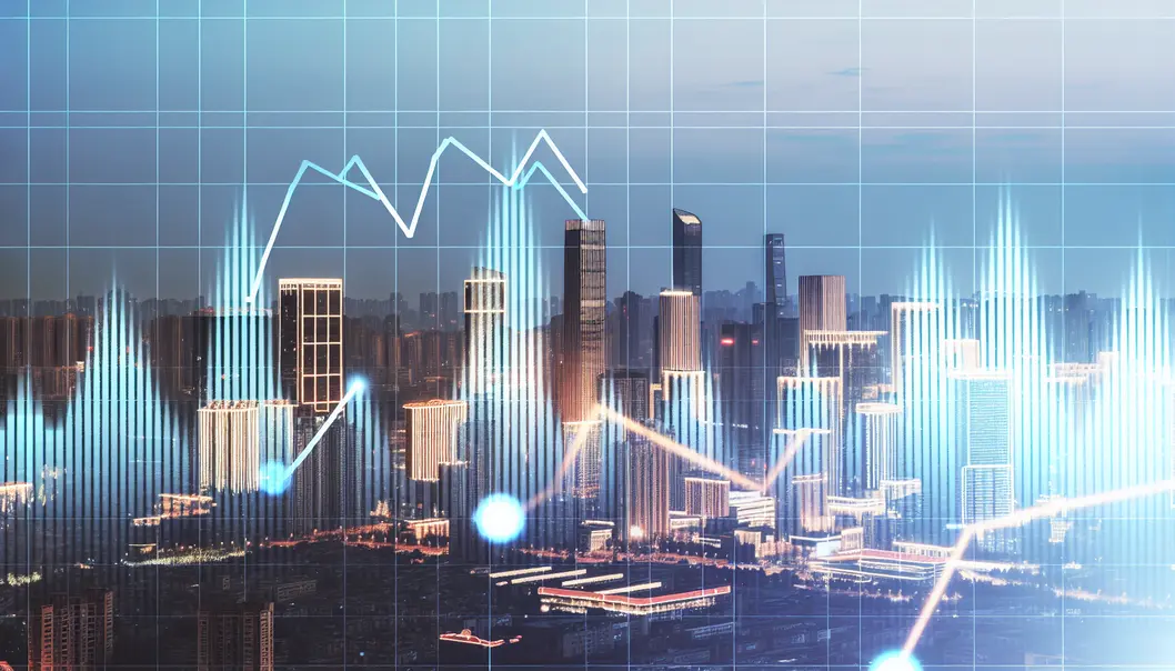 Illustration showing the impact of asset value changes on different economic classes.